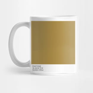 pantone 16-0639 TCX Golden Olive Mug